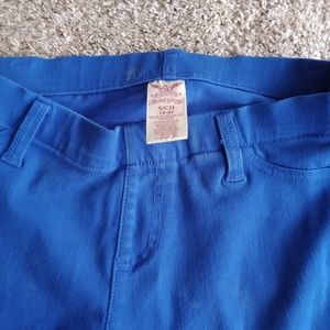 Blue jeggings